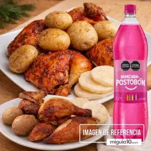 COMBO 8: 1 y 1/2 Pollo Asado + Gaseosa 1.5L