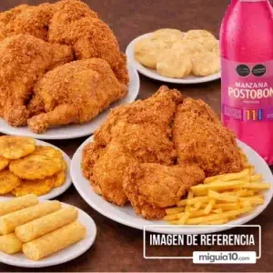 COMBO 1: 1 y 1/2 Pollo Broaster + Gaseosa 1.5L