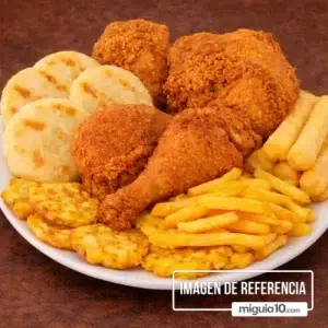 COMBO 4: 1/2 Pollo Broaster